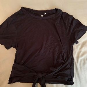 Black Front Tie Tee, Me to We Pacsun